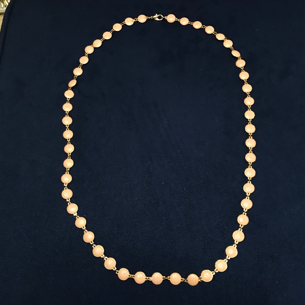 Vintage Flat Circular Necklace